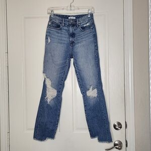 Good American Good Vintage Straight Jeans | Size 25 | Like New!